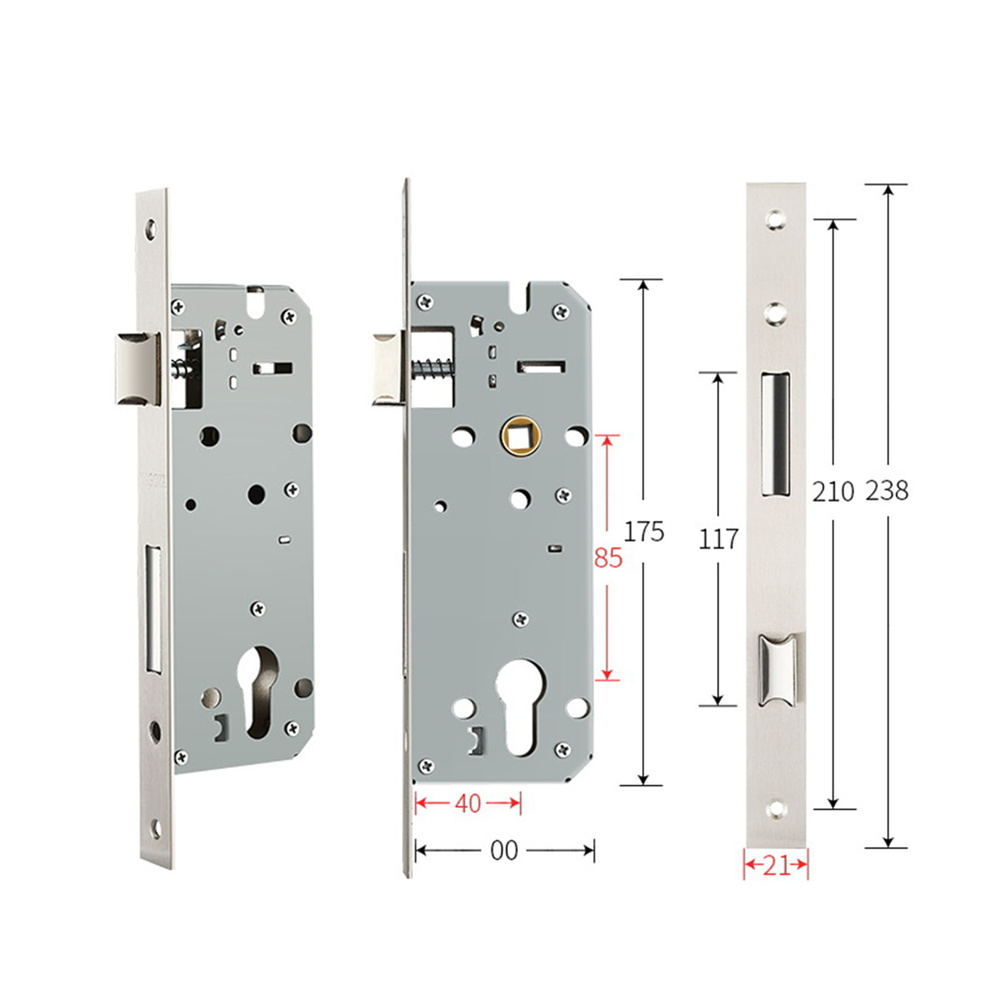 Furniture Hardware Fittings - 1 PCS 8520/8525/8530/8535 Metal Door Lock