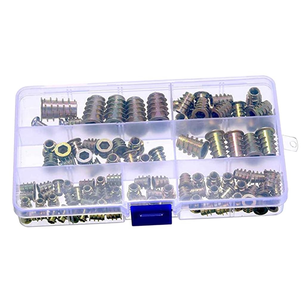 Furniture Hardware Threaded Inserts - Hex Socket Threaded Screw Inserts Durable