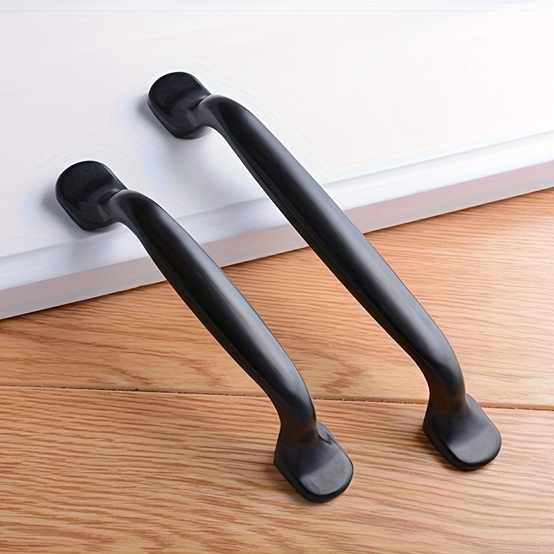 Restoration Hardware Furniture Used - 4pcs Black Handles For Furniture, Cabinet