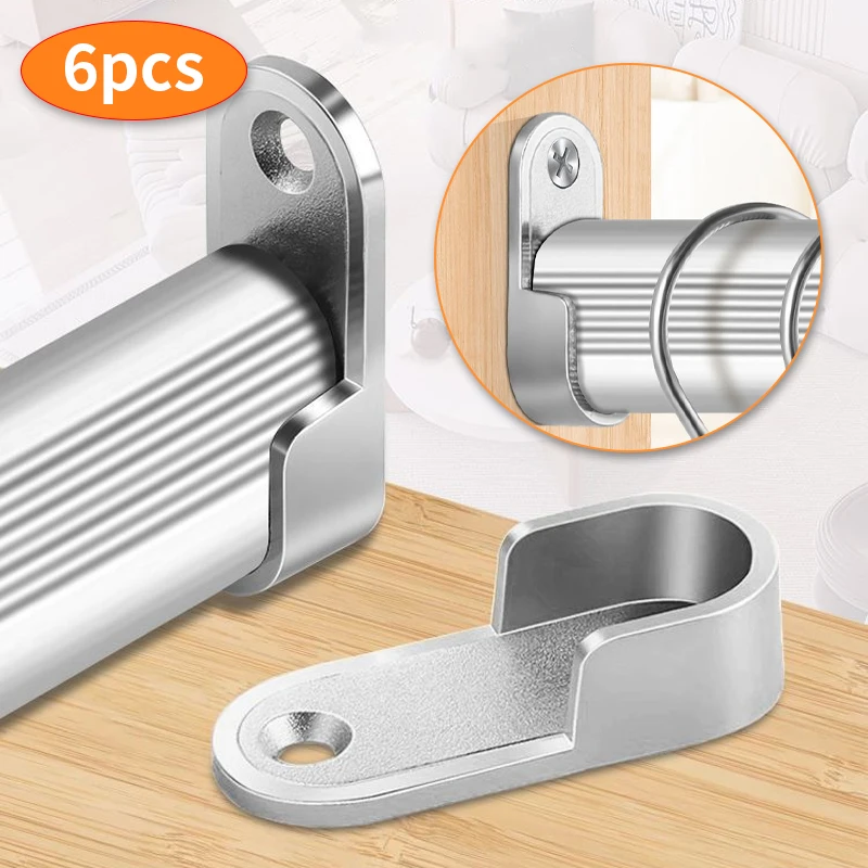 Furniture Rails Hardware - 6pcs Bracket, Furniture Hardware Accessories, Wardrobe
