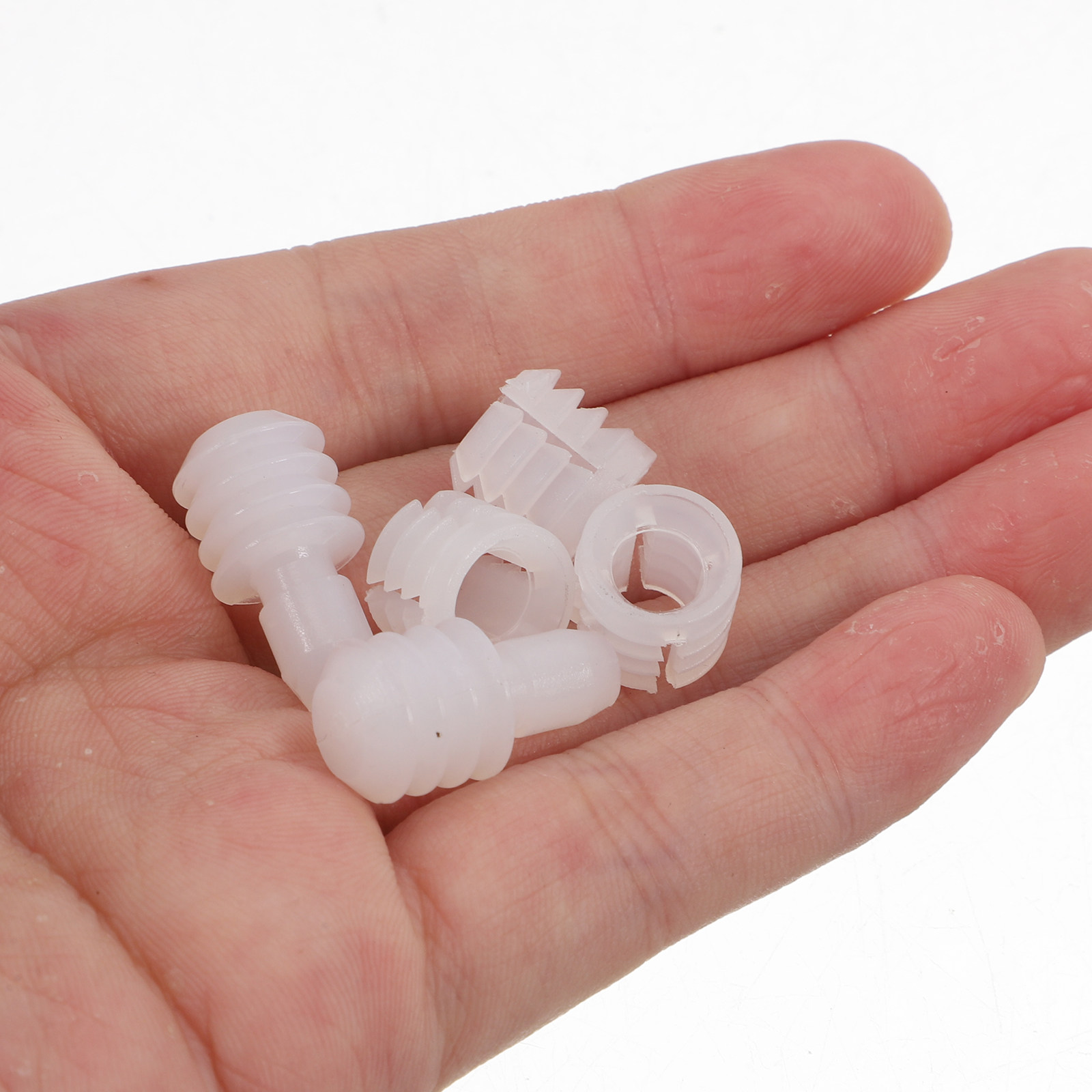 Furniture Hardware Threaded Inserts - 20Pcs Cabinet Fittings Pre-Inserted Nuts Dowel