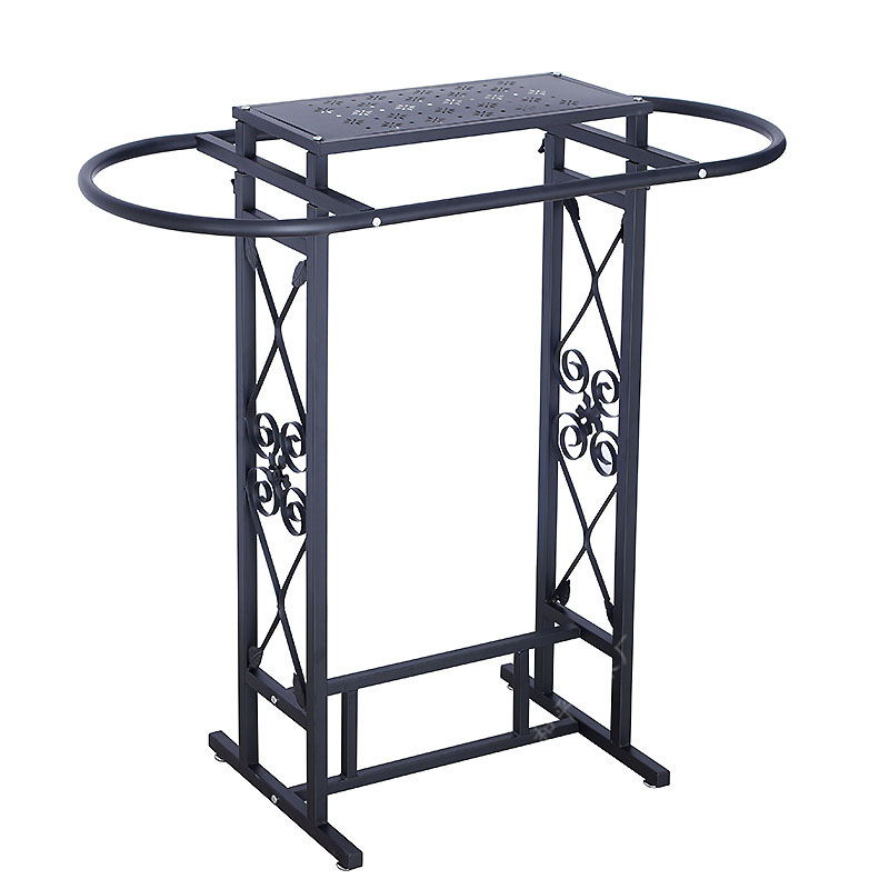Iron Clothing Store Oval Shelf - Furniture And Hardware Store review and price