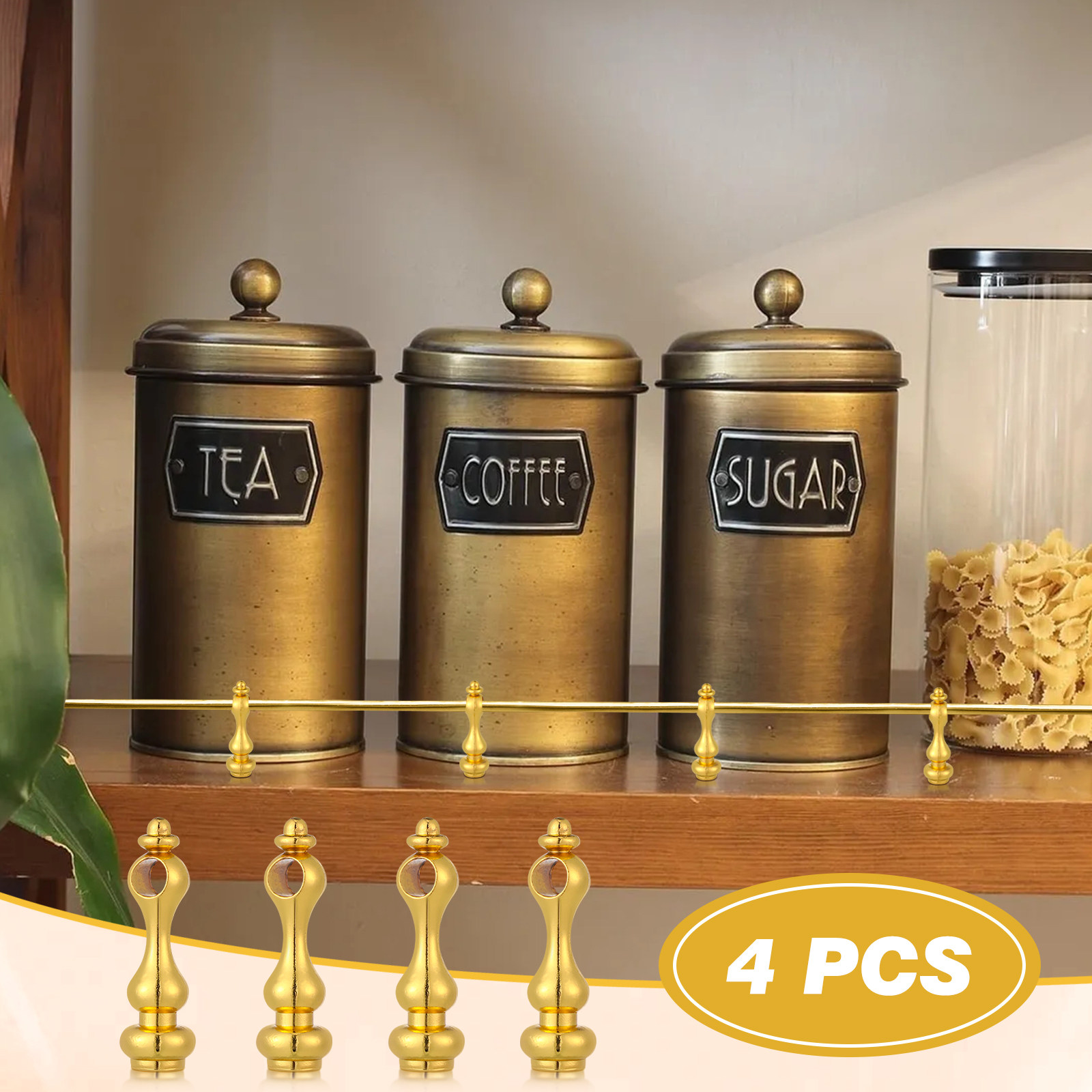4Pcs Sturdy Iron Spindle Conne - Furniture Rails Hardware review and price