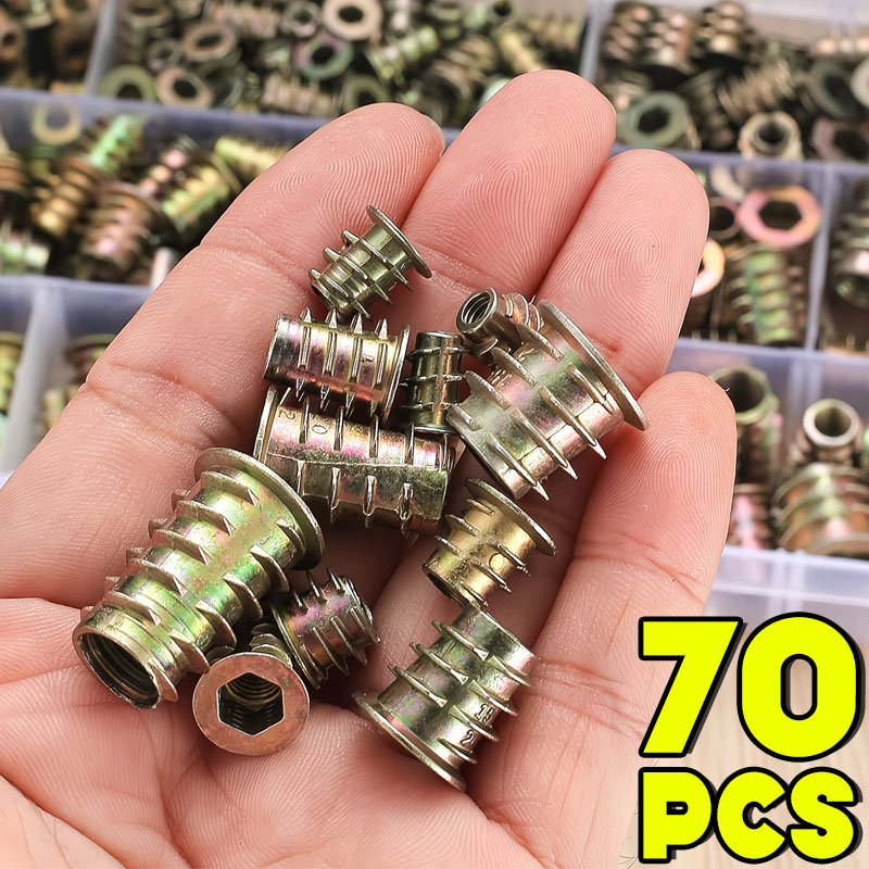 M4/M5/M6 Threaded Insert Nut E - Furniture Hardware Threaded Inserts review and price