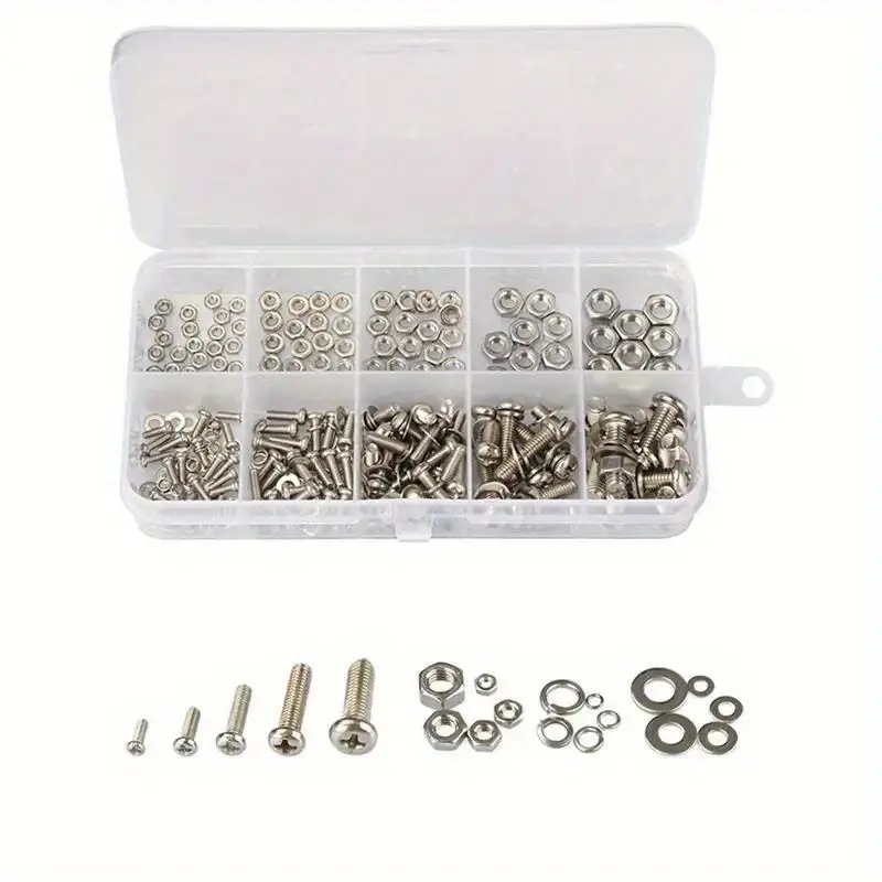 320PCS Hex Nuts & Bolts Set M2 - Furniture Hardware Kit review and price