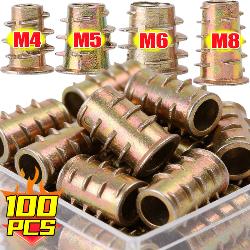 M4 M5 M6 M8 Threaded Insert Nu - Furniture Hardware Threaded Inserts review and price