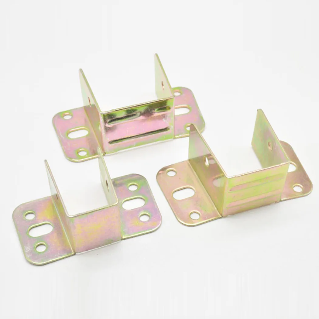 2pcs U Shaped Metal Bed Bracke - Furniture Rails Hardware review and price