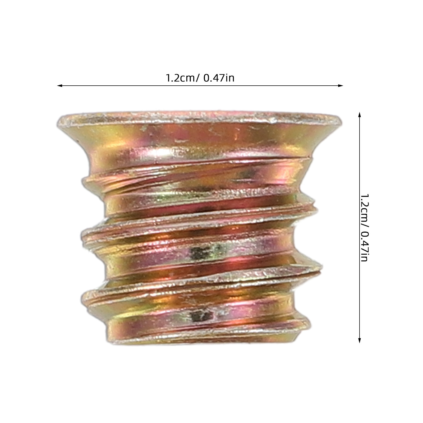 50Pcs M6x10mm Wood Threaded In - Furniture Hardware Threaded Inserts review and price