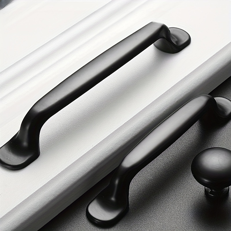 4pcs Black Handles For Furnitu - Restoration Hardware Furniture Used review and price
