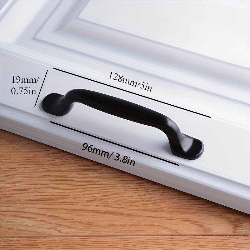 4pcs Black Handles For Furnitu - Restoration Hardware Furniture Used review and price