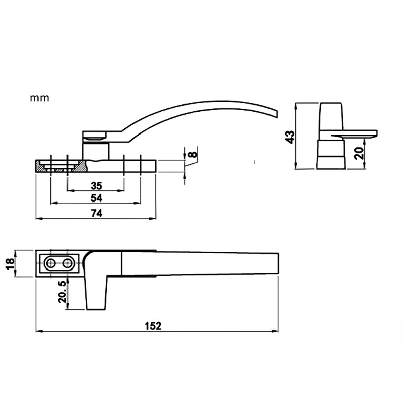 Left Right Hand White Replacem - Furniture Hardware Fittings review and price