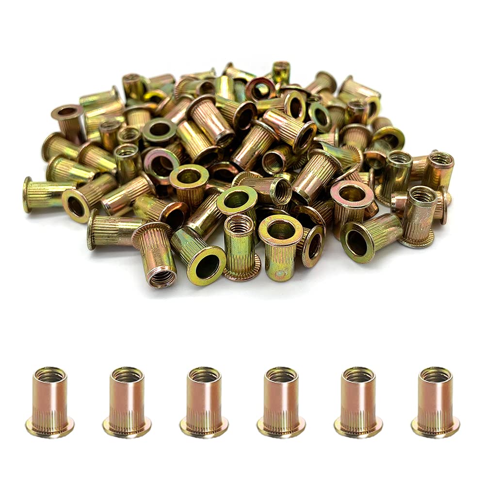 830Pcs Flat Head Rivet Nut Set - Furniture Hardware Threaded Inserts review and price