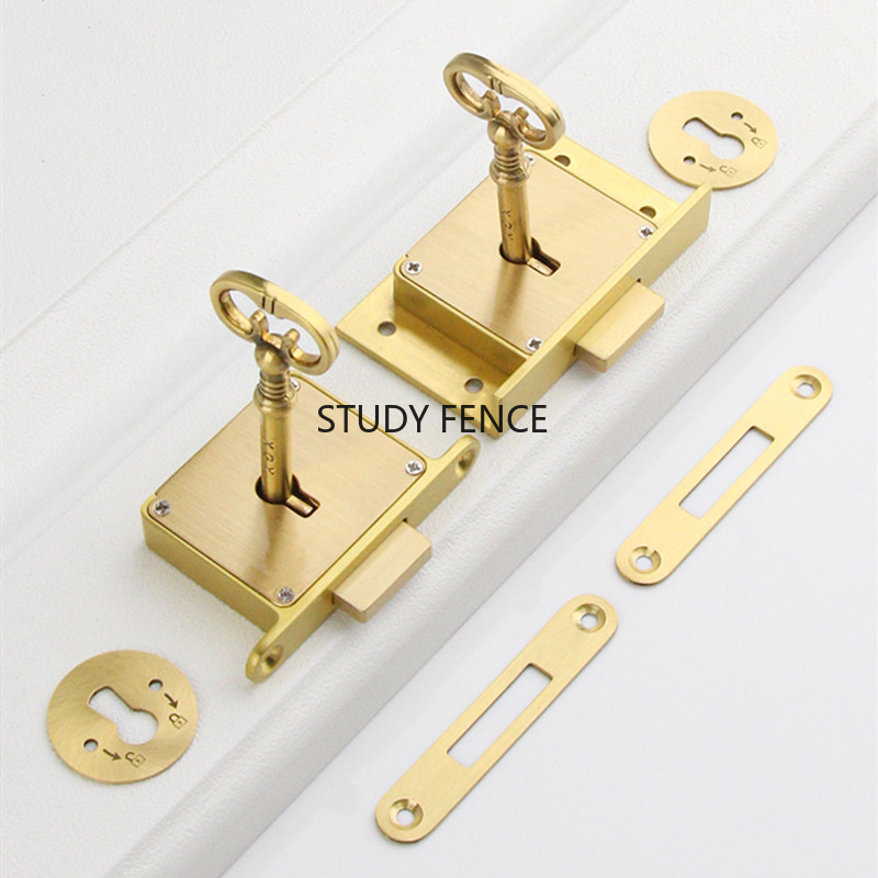 1PC Antique Metal Drawer Lock  - Furniture Hardware Fittings review and price