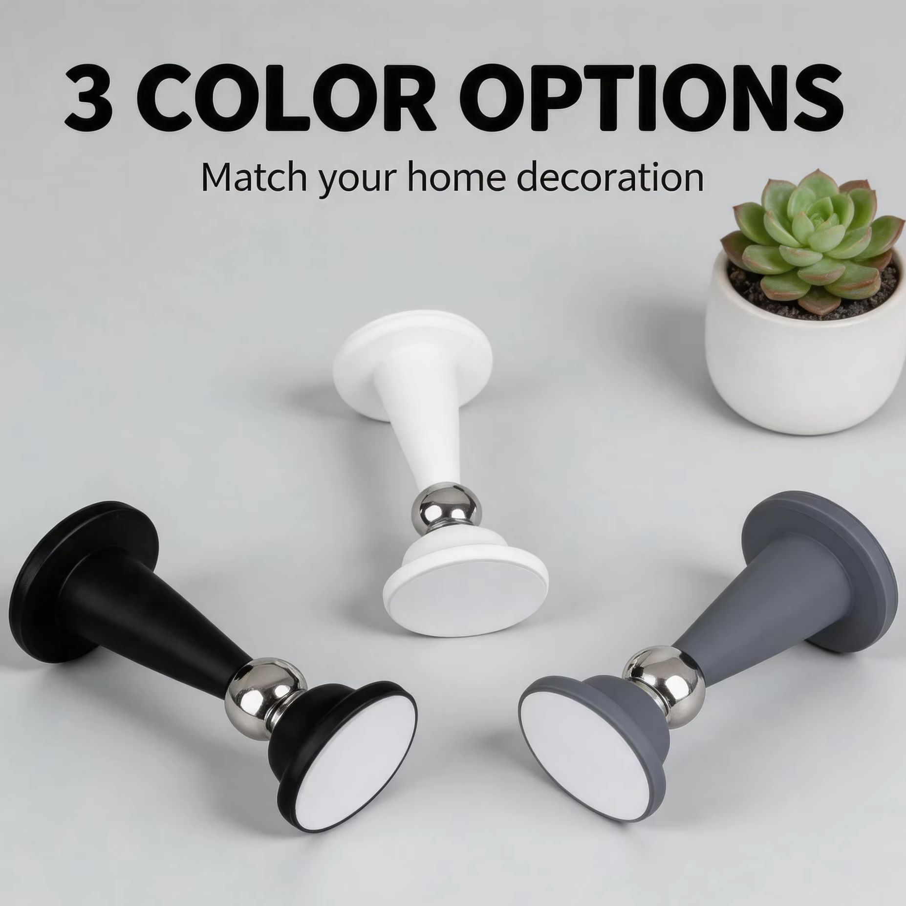 Silicone No-drill Door Stopper - Furniture Hardware Kit review and price
