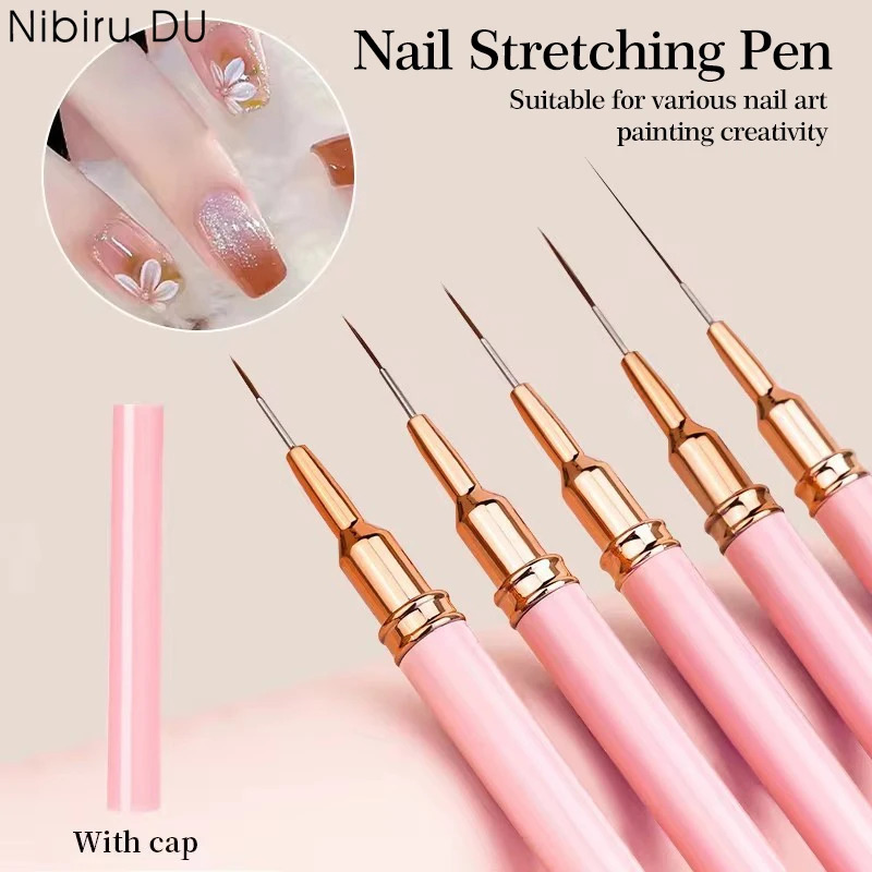 5PCS Nail Art Liner Brush Set  - Furniture Hardware Nails review and price