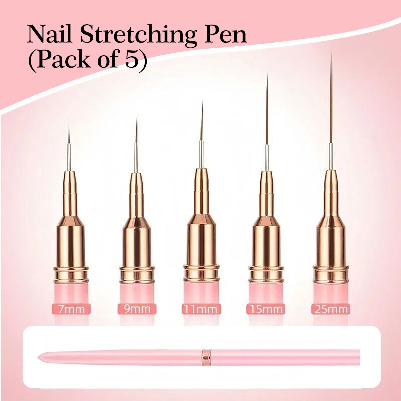 5PCS Nail Art Liner Brush Set  - Furniture Hardware Nails review and price