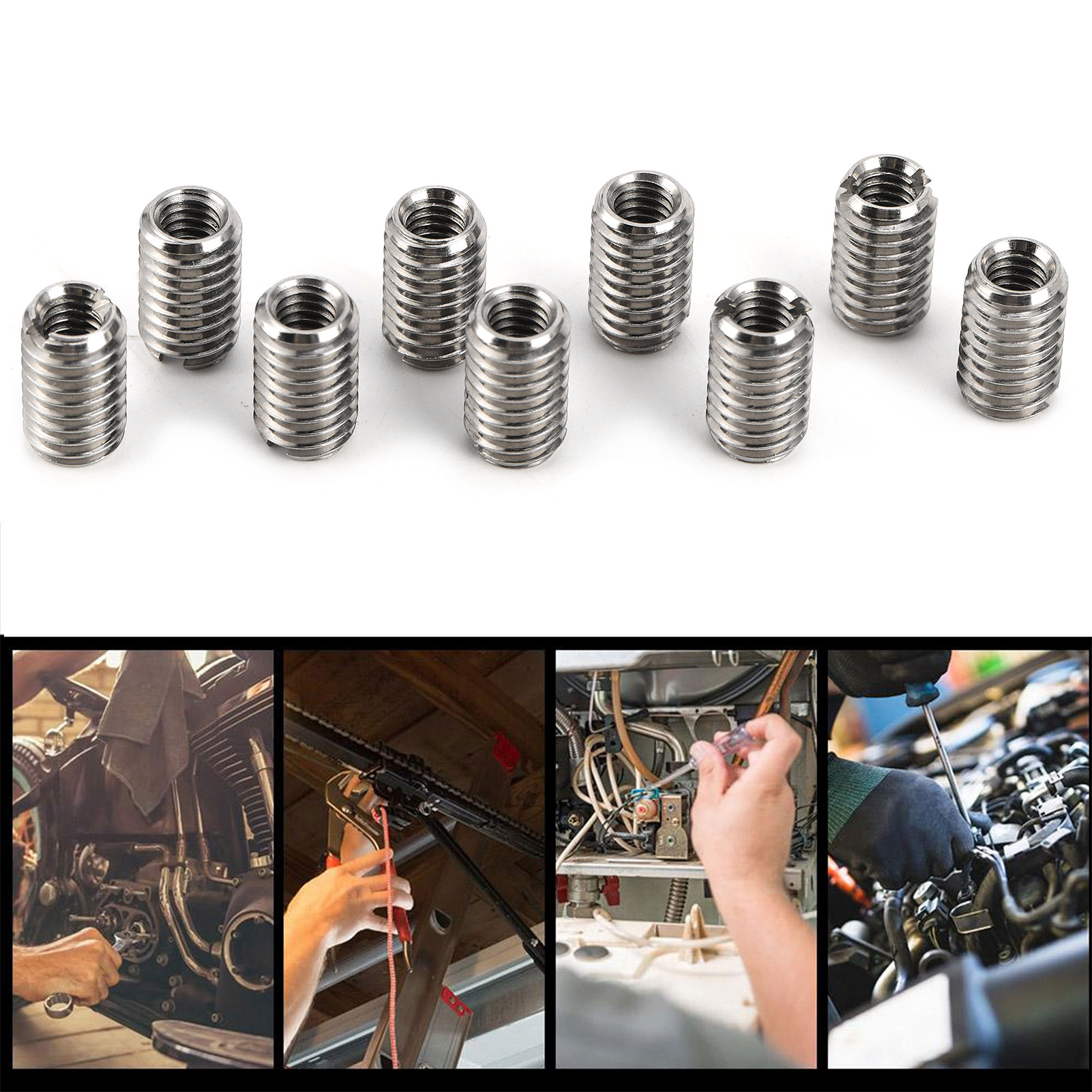 10Pcs Reducer Nuts Male Female - Furniture Hardware Threaded Inserts review and price