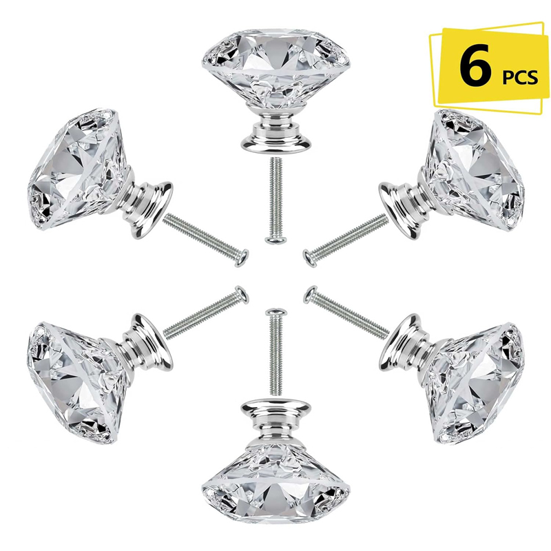 6Pcs Cabinet Knob with Screws  - Furniture Hardware Kit review and price