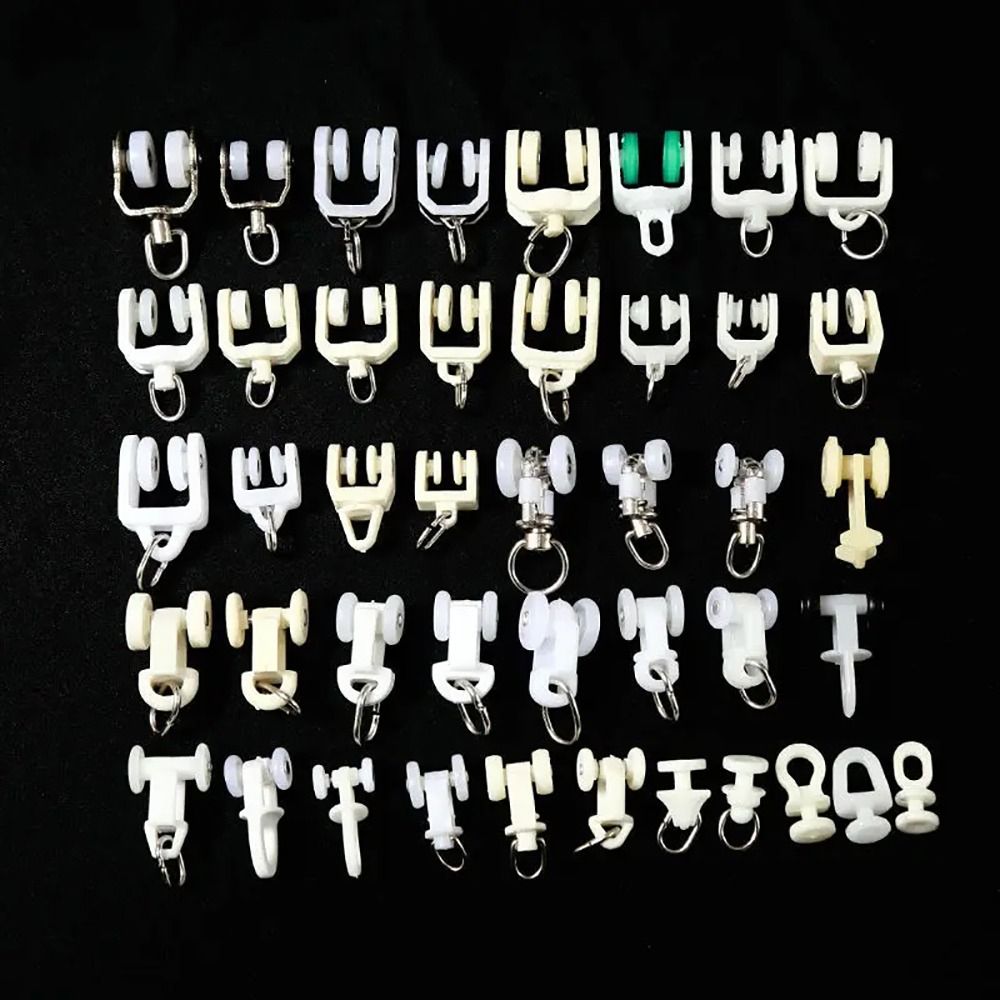 10Pcs Straight Curved Track Ro - Furniture Rails Hardware review and price